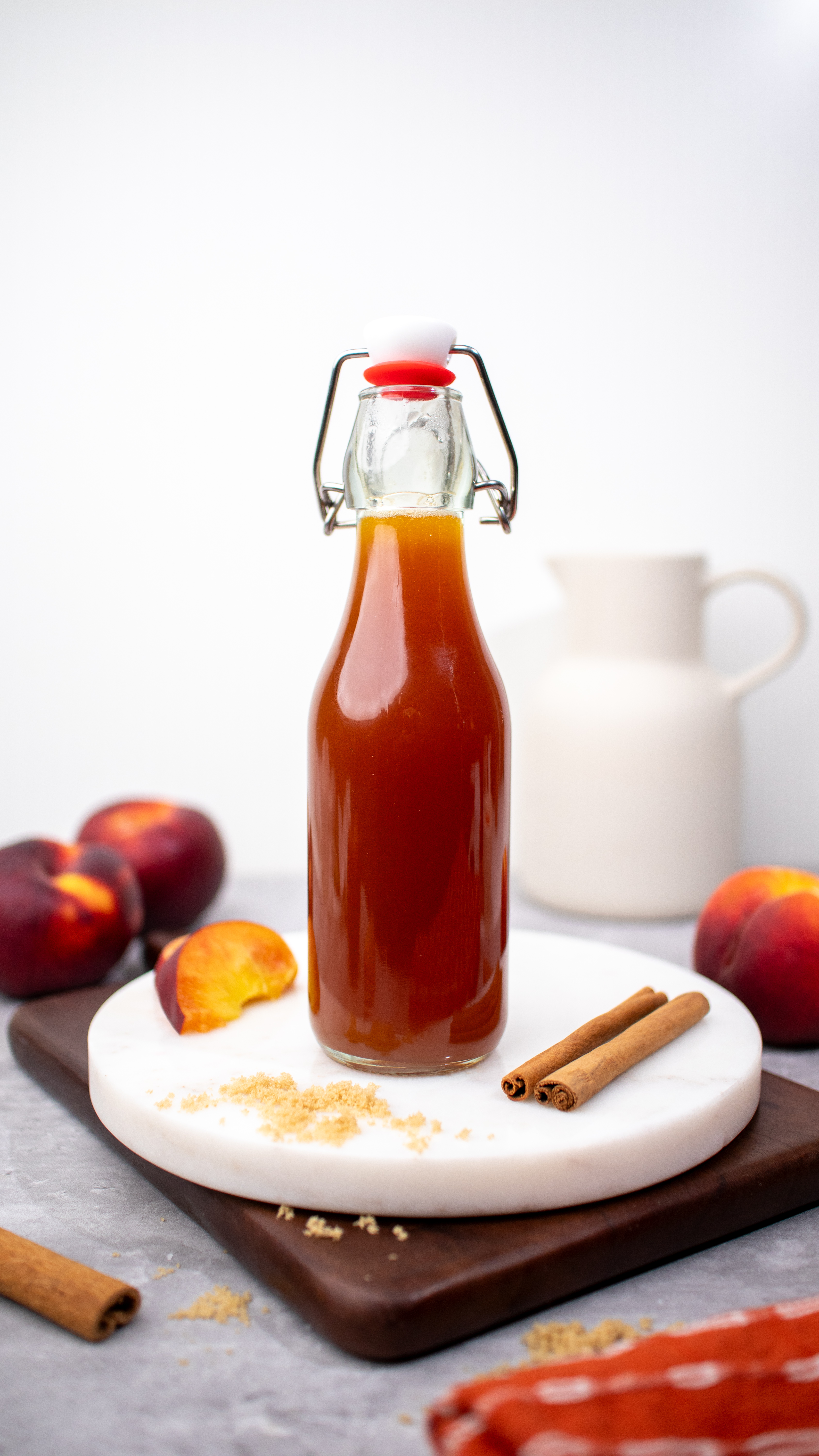 Homemade Peach Cobbler Syrup