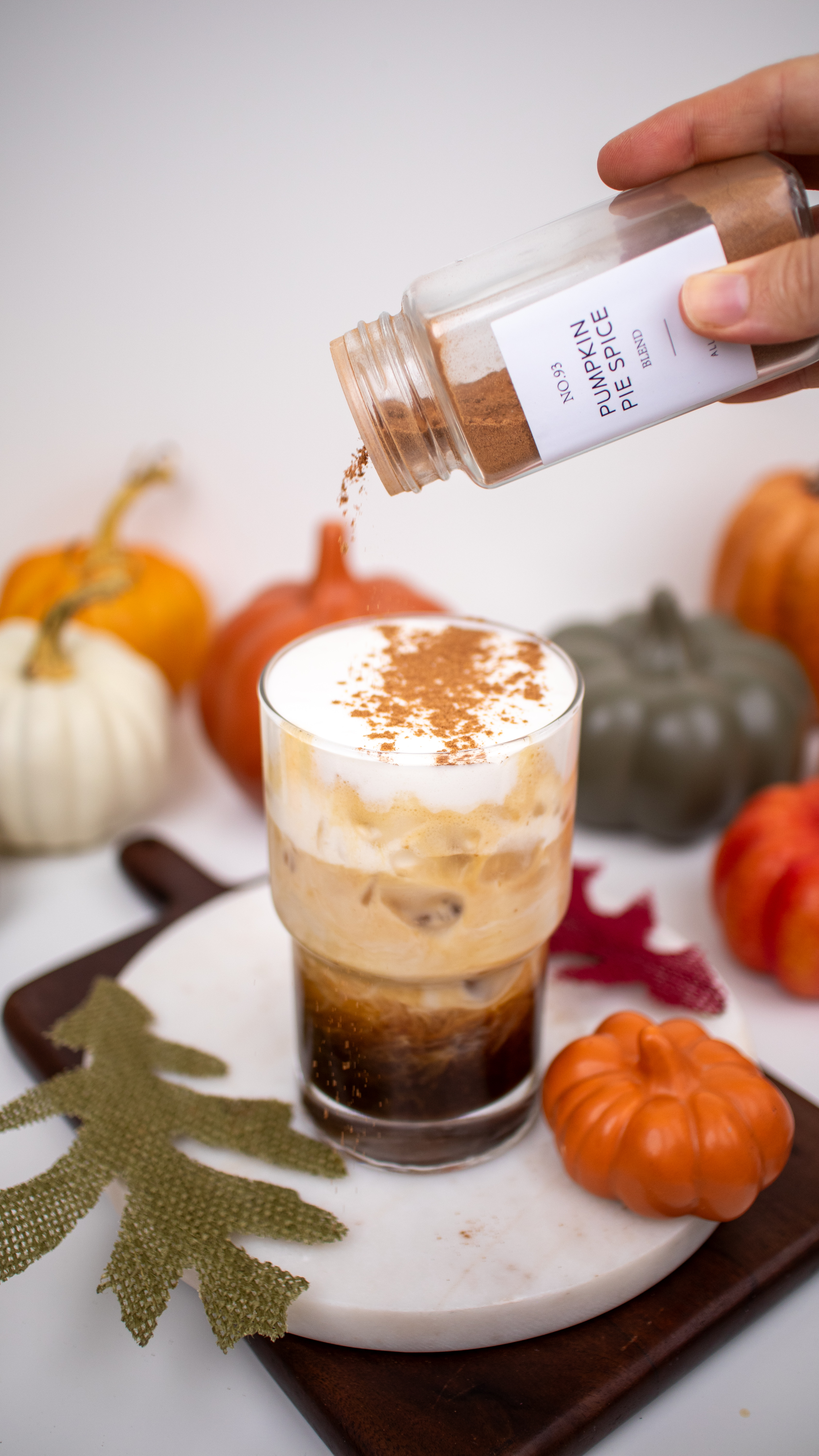 Pumpkin Spice Brown Sugar Shaken Espresso