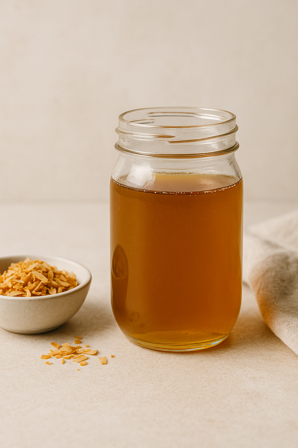 Homemade Toasted Coconut Syrup