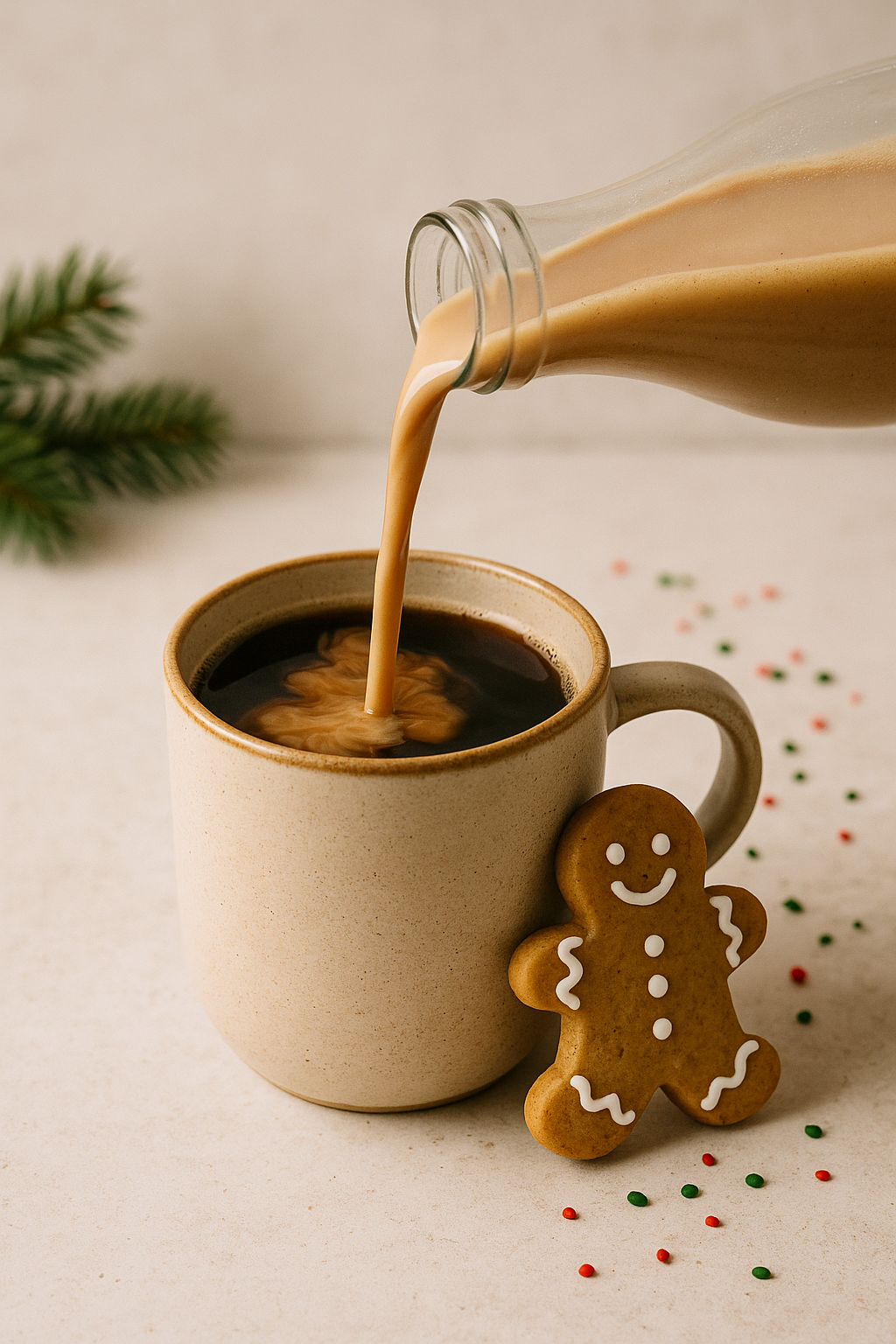 Homemade Gingerbread Creamer