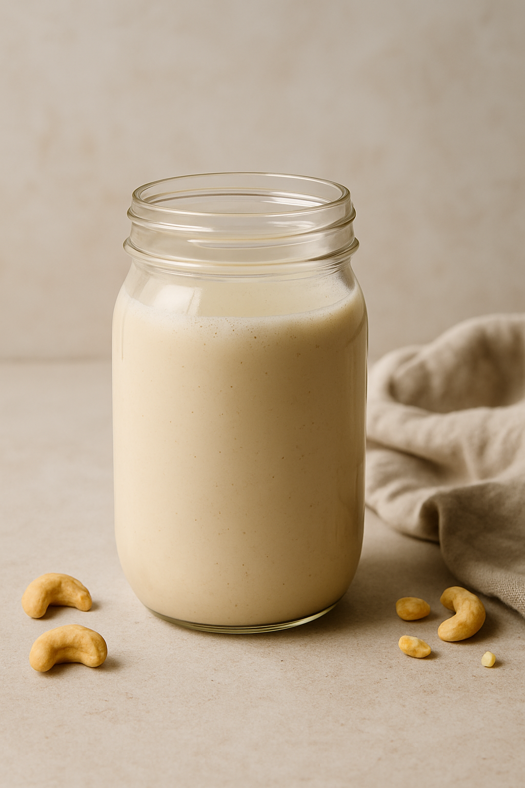 Homemade Salted Maple Cashew Creamer