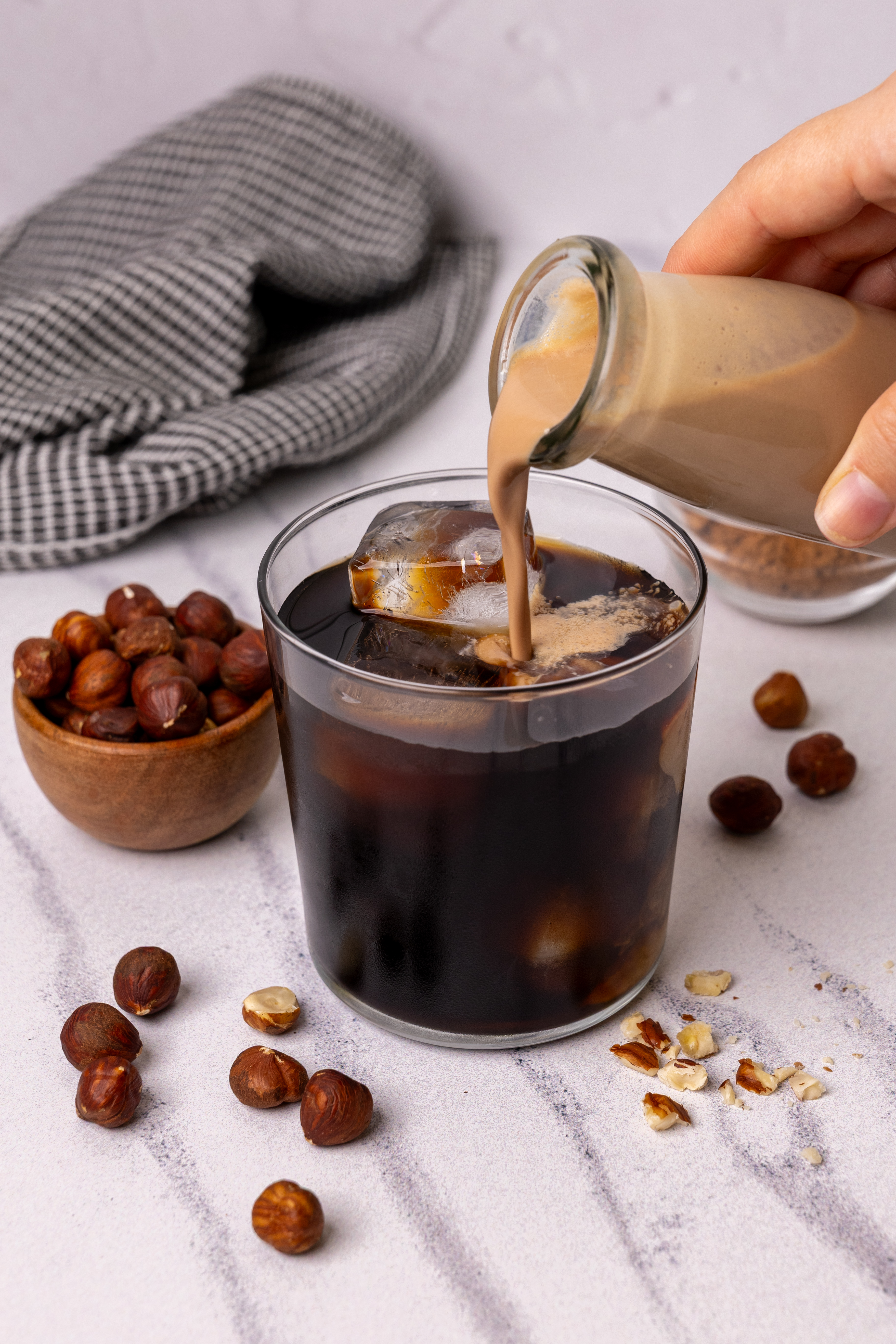 Homemade Chocolate Hazelnut Creamer