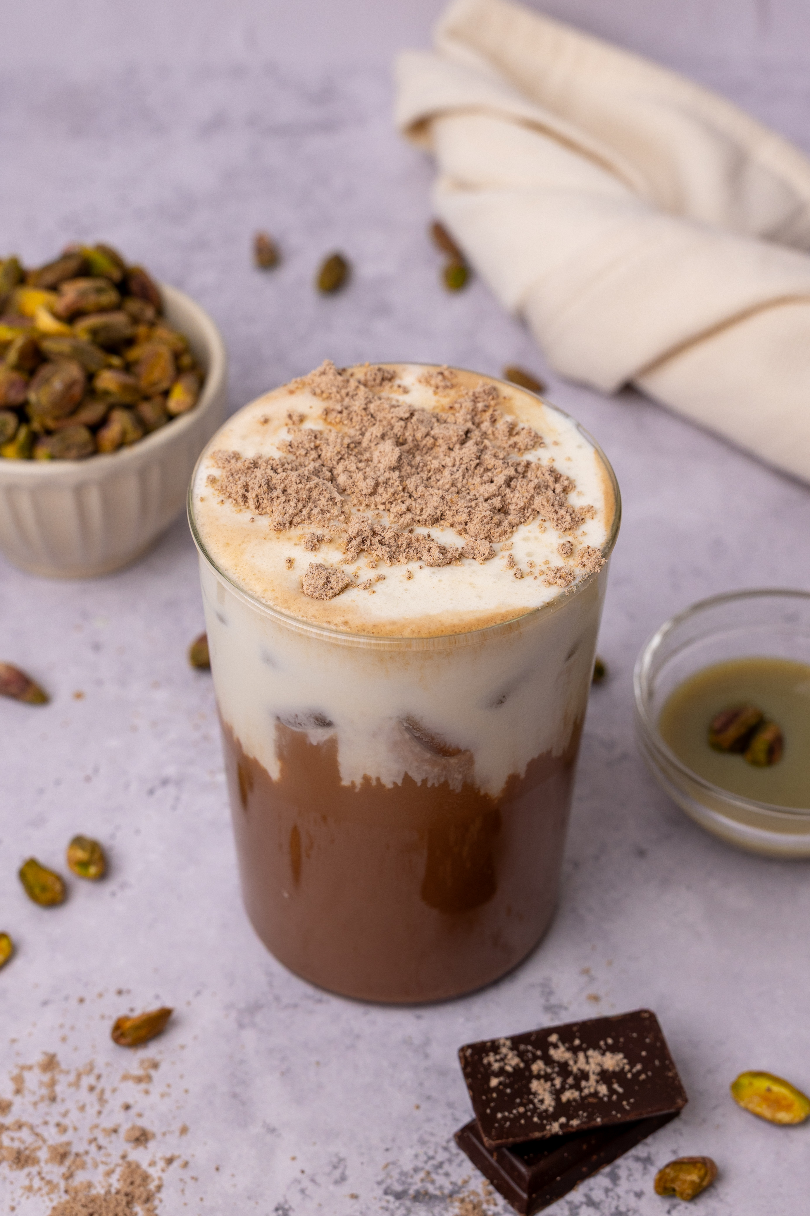 Starbucks Iced Dubai Chocolate Mocha
